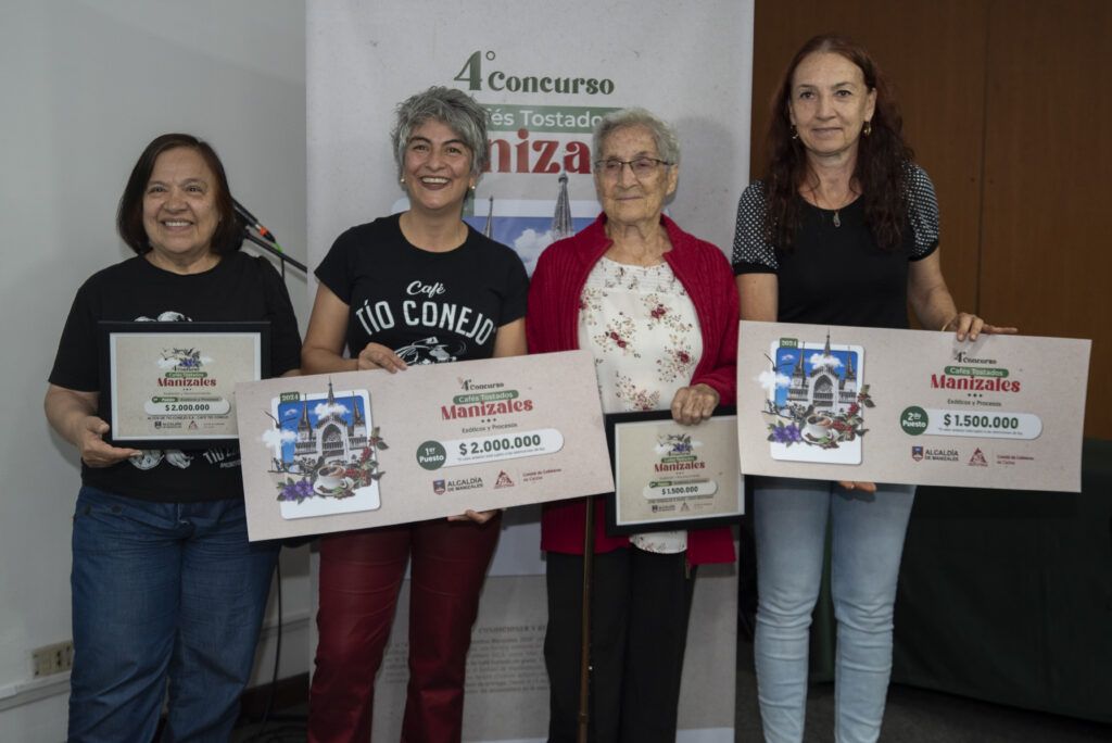 Premiación del 4° Concurso Cafés Tostados destaca la excelencia cafetera de Manizales