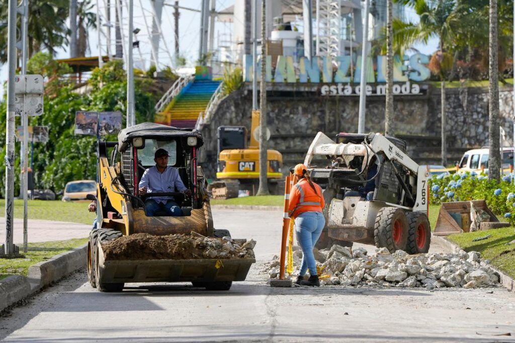 Progreso en obras de la Avenida 12 de Octubre y la Media Torta de Chipre