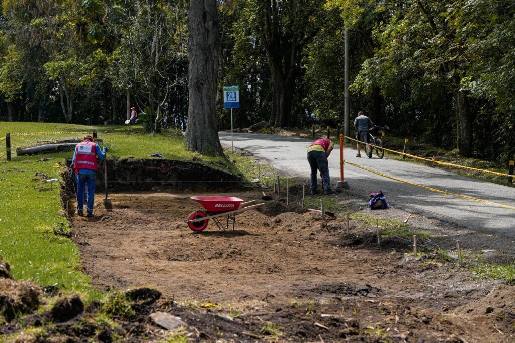 Progreso en obras del Bosque Popular El Prado