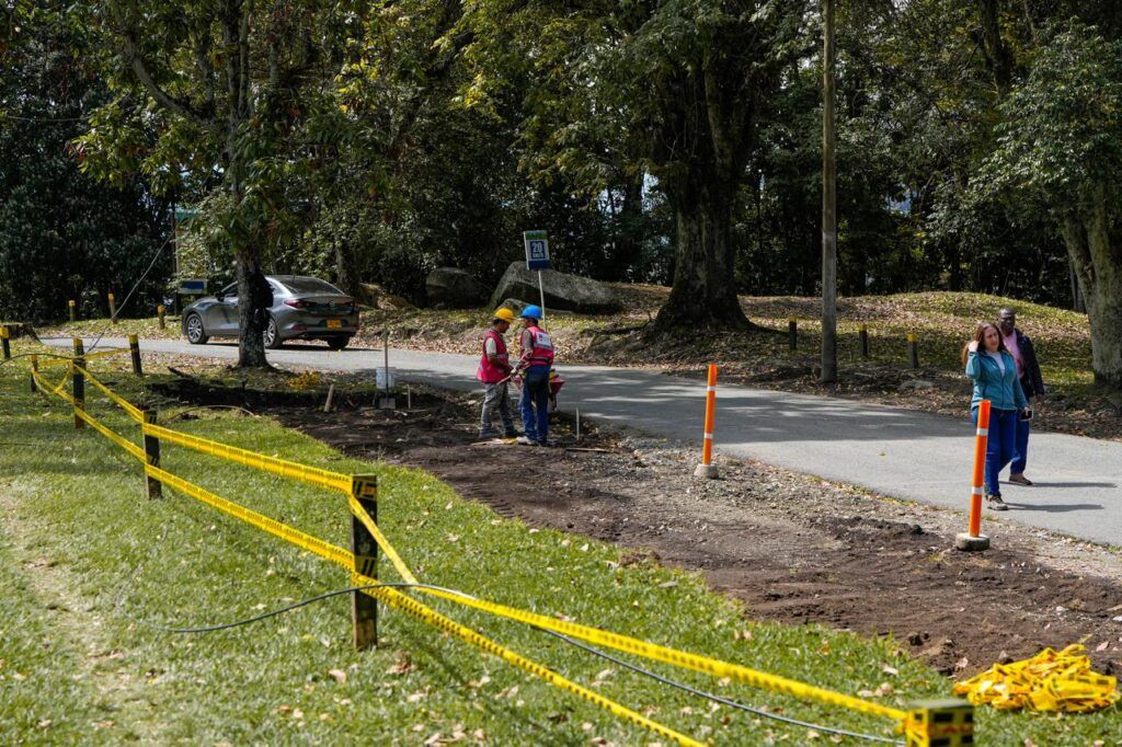 Progreso en obras del Bosque Popular El Prado