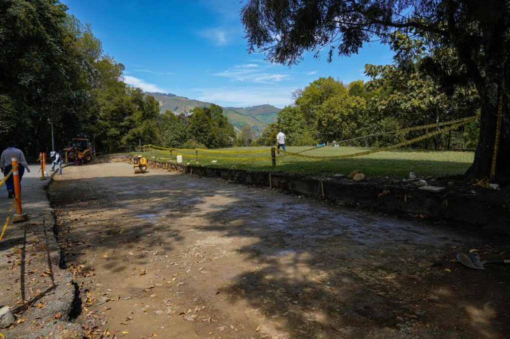 Progreso en obras del Bosque Popular El Prado