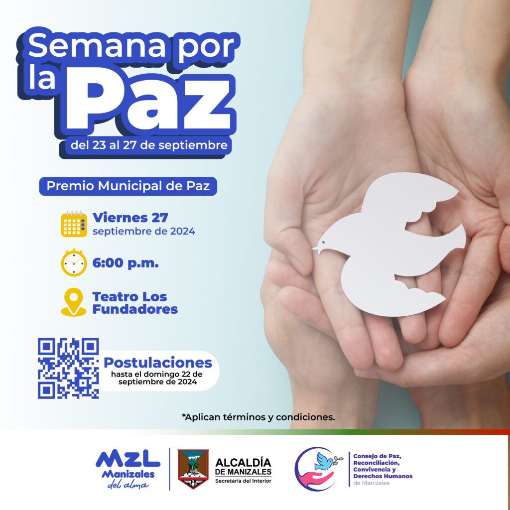 Próximamente se celebrará la “Semana por la Paz”: habrá premios y actividades con inscripción previa