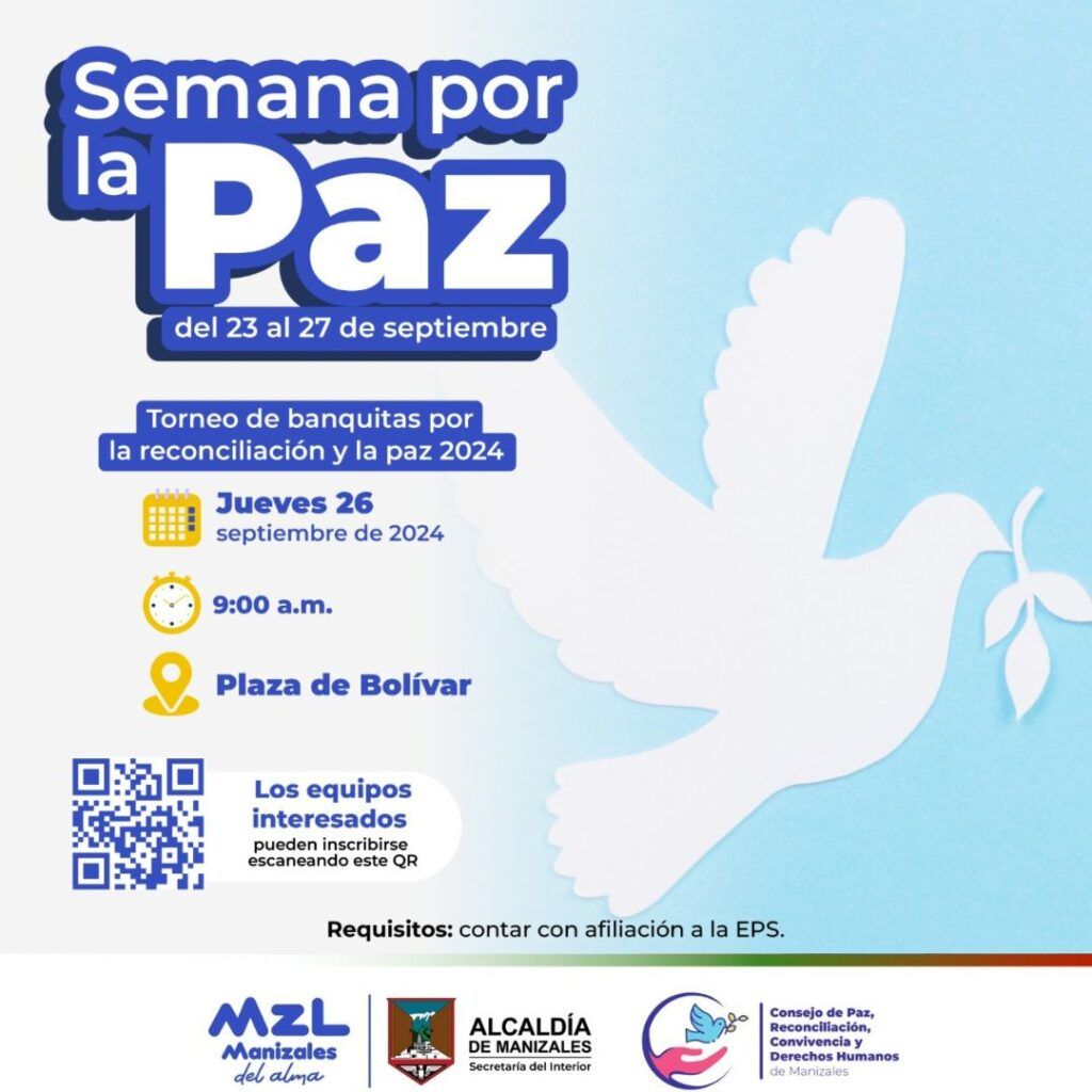 Próximamente se celebrará la “Semana por la Paz”: habrá premios y actividades con inscripción previa