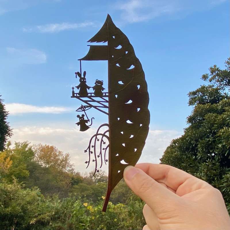 La Magia del Corte de Hojas: El Arte Fantástico de Lito Leaf Art