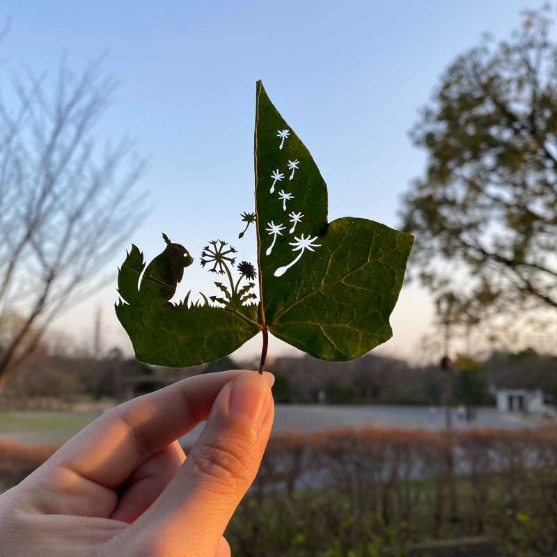 La Magia del Corte de Hojas: El Arte Fantástico de Lito Leaf Art