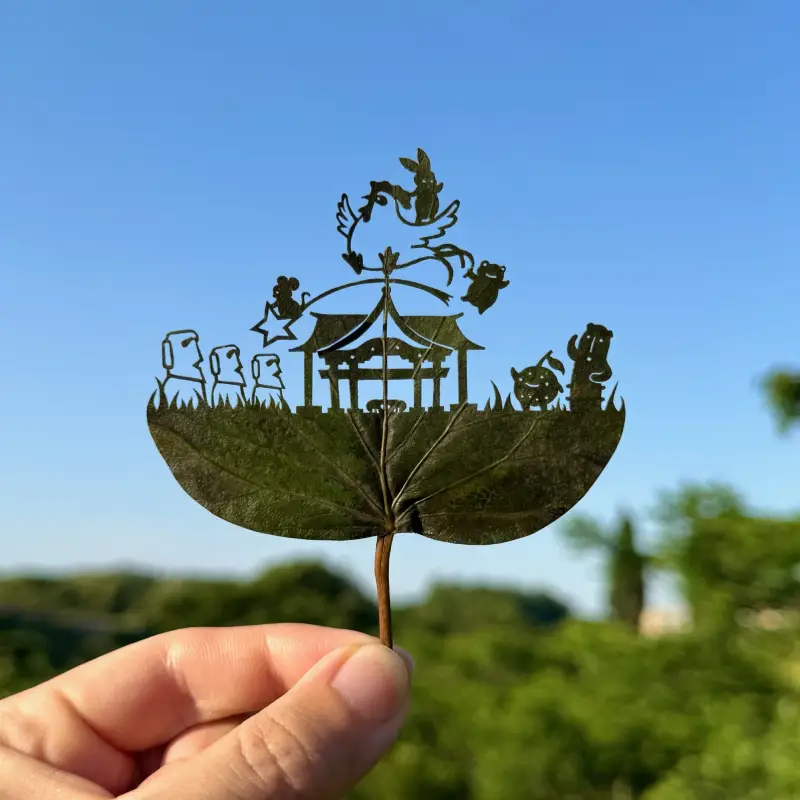 La Magia del Corte de Hojas: El Arte Fantástico de Lito Leaf Art