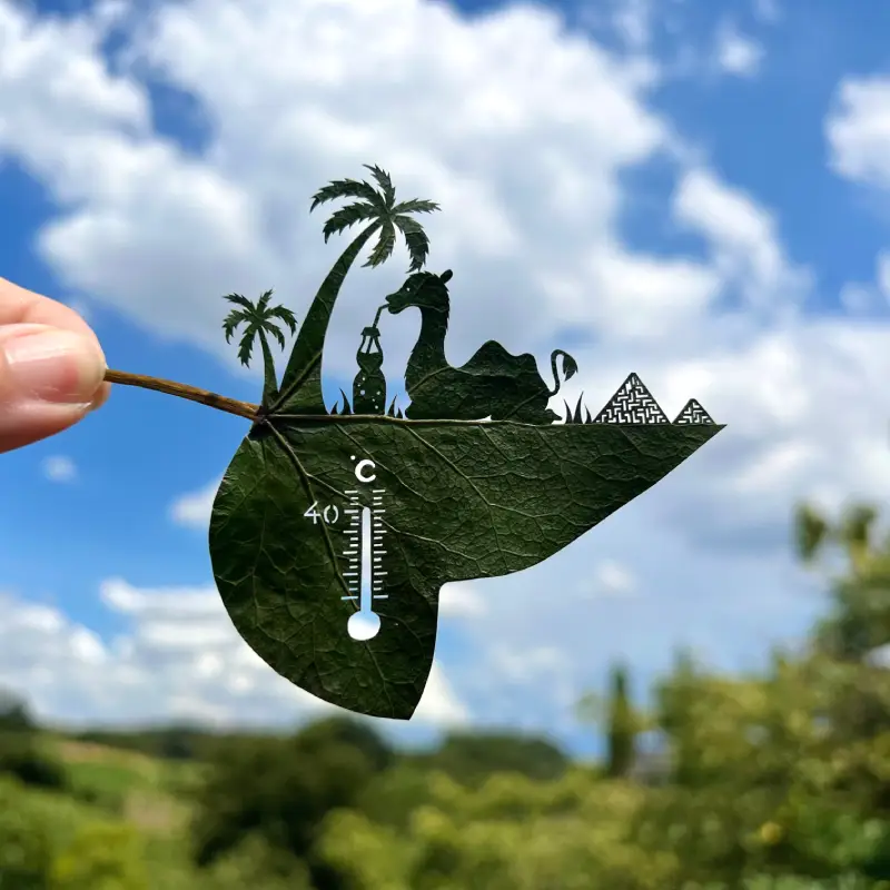 La Magia del Corte de Hojas: El Arte Fantástico de Lito Leaf Art