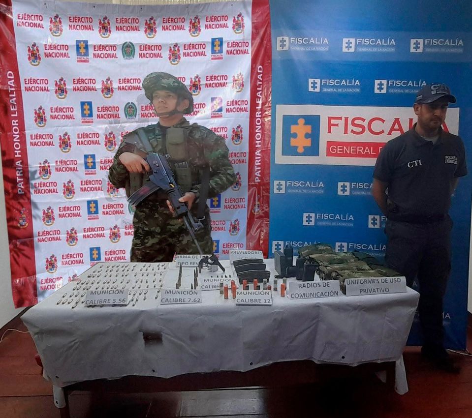 Ejército Nacional Desmantela Depósito Ilegal en Aguadas