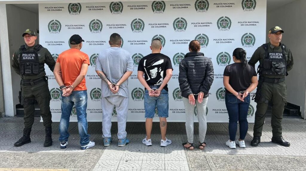 Cae el grupo criminal “Doña Juana”: seis capturas en macrooperación contra la extorsión en Caldas