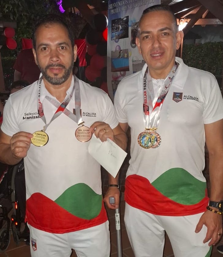 La Selección Manizales de Parabillar ganó siete medallas en Cúcuta