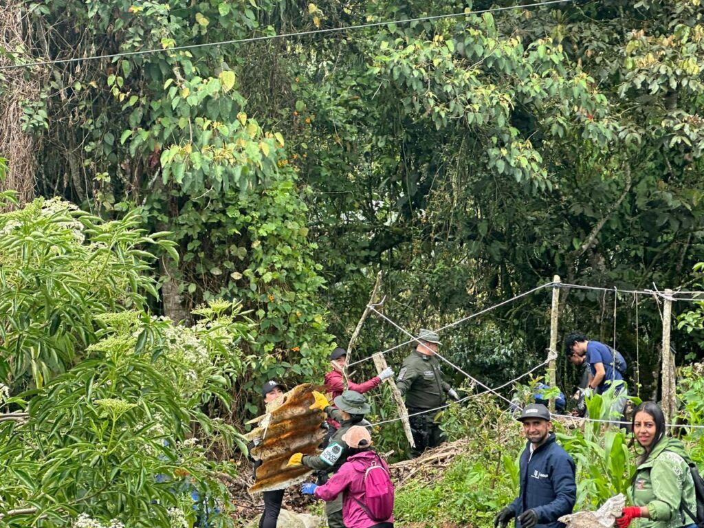 Las laderas de Monteleón, en constante limpieza de basuras; 4.1 toneladas recogidas en la más reciente jornada