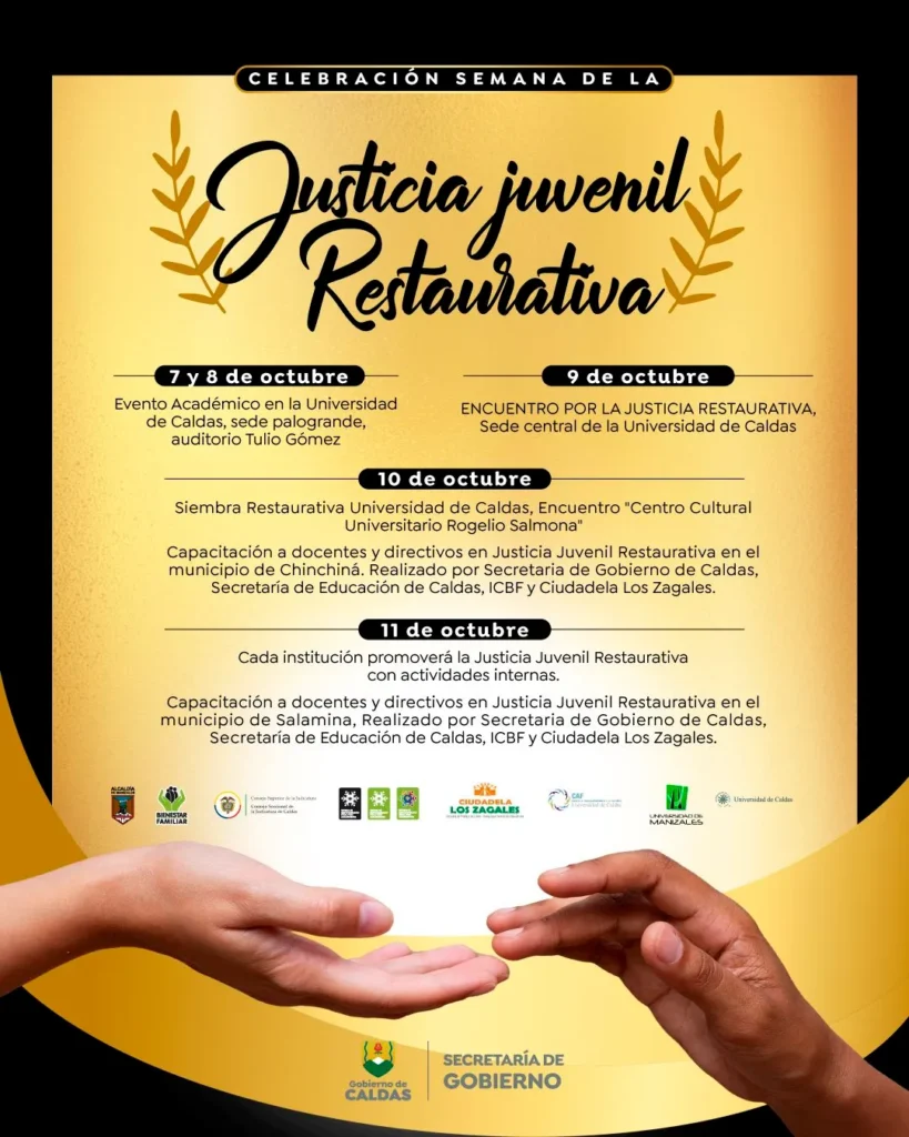 La Universidad de Caldas lidera el diálogo sobre Justicia Restaurativa en un evento sin precedentes