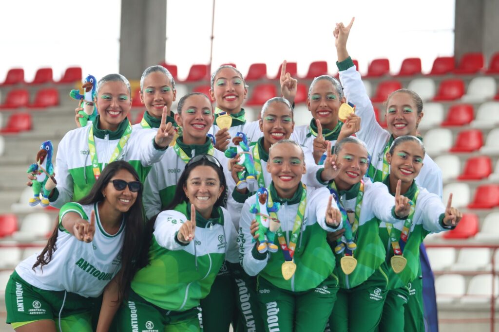 Antioquia, campeón de natación artística, con tres oros