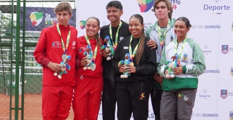 Antioquia en dobles y Bogotá en mixtos, oro en tenis en los I Juegos Nacionales Juveniles