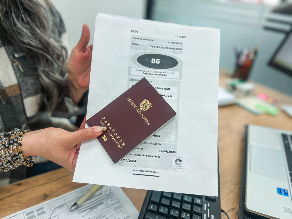 Beneficiarios del Sisbén tendrán una tarifa diferencial en la expedición de pasaportes: en Caldas el valor final será de $188.700