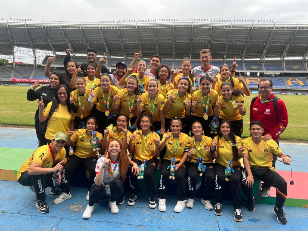 Bogotá, por penaltis, se coronó campeón en fútbol femenino de los I Juegos Nacionales Juveniles