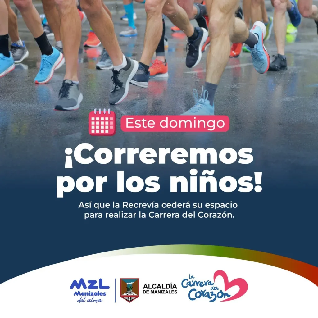 ¡La Carrera del Corazón: Un Evento que Salvavidas y Celebra la Solidaridad! El próximo domingo 17 de noviembre, la ciudad de Manizales se llena de energía y esperanza con la Carrera del Corazón. ¡Únete y corre por una causa noble!