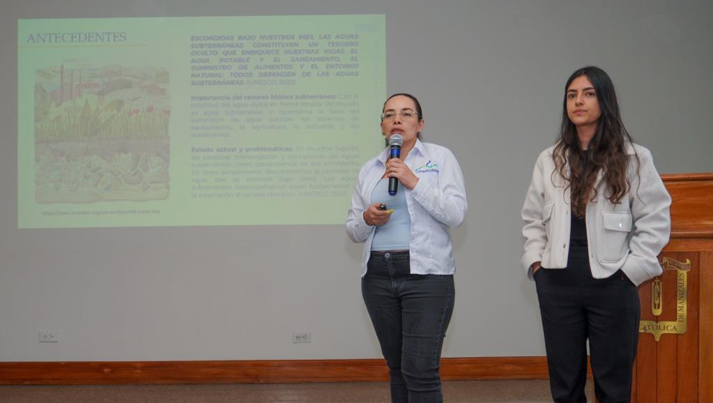 Corpocaldas y la Universidad Católica de Manizales trabajan por la protección del agua subterránea en el territorio