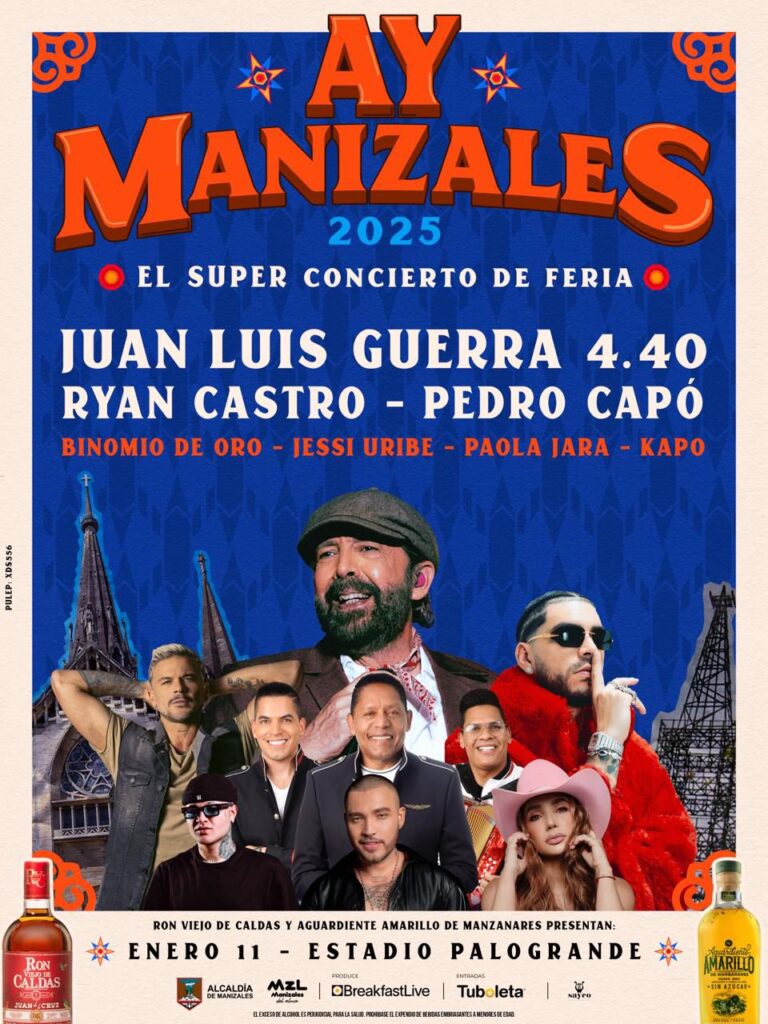 ¡Manizales se Prepárate para el Super Concierto de la Feria 2025!