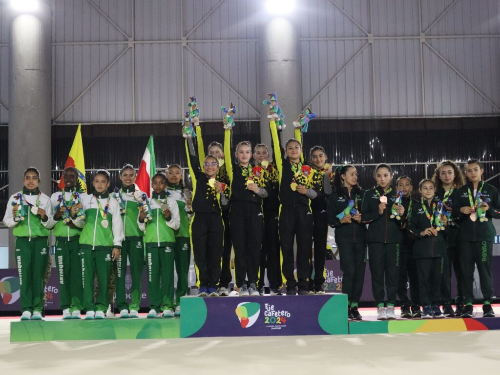 En los Juegos Nacionales Juveniles, el primer oro de la gimnasia artística se vistió de amarillo y rojo