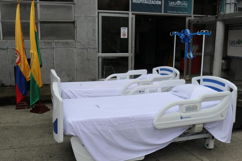 Gobernación de Caldas renovó camas del hospital Santa Sofía: 61 camas unidades de última tecnología mejorarán el servicio para los caldenses