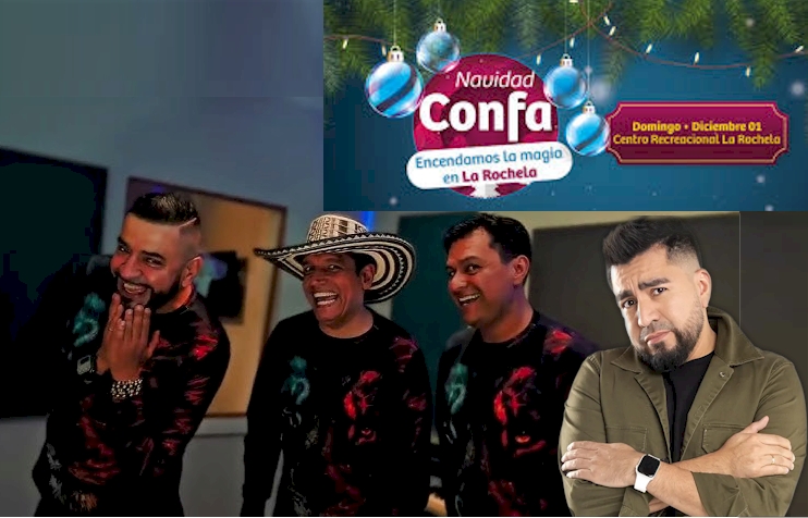 Inicia la navidad con Confa: Los de Yolombó y Jhovanoty ¡Encendamos la magia!