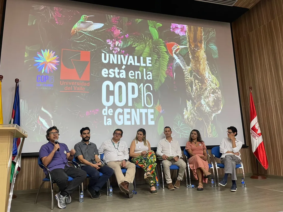 La Universidad de Caldas participó en panel de la COP 16 sobre las colecciones biológicas y su aporte en la biodiversidad