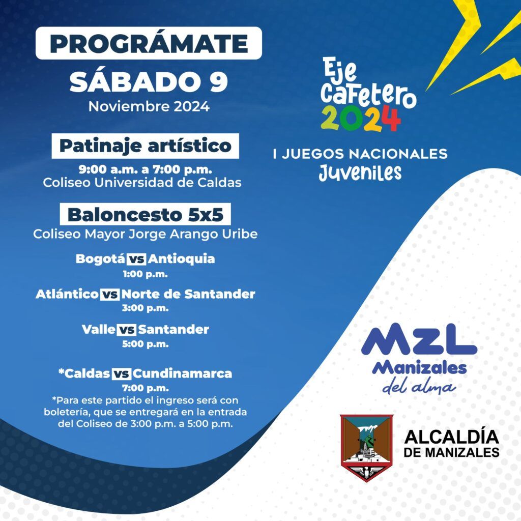 Programación del fin de semana para los I Juegos Nacionales Juveniles