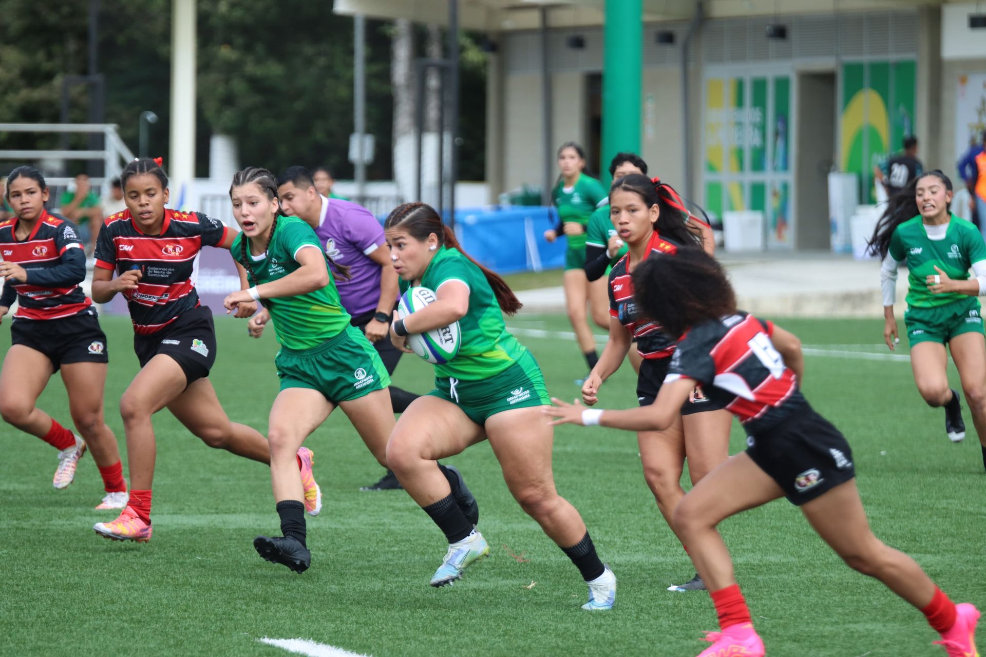 ¡Antioquia y Santander adelante en rugby!