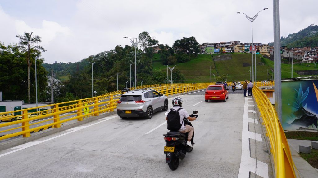 Entrega del Intercambiador vial Los Cedros, obras para el progreso de Manizales